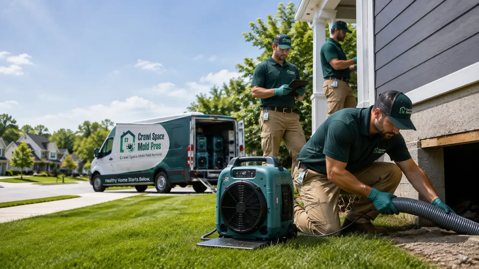 Crawl Space Mold Removal in Arcadia, WI